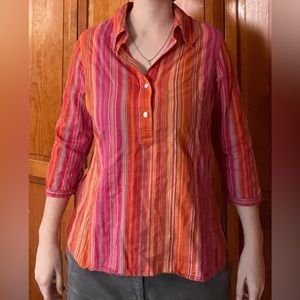 Cato three-quartered sleeve women’s blouse with matching scarf/tie.